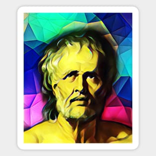 Lucius Annaeus Seneca Colourful Portrait | Lucius Annaeus Seneca Artwork 7 Magnet